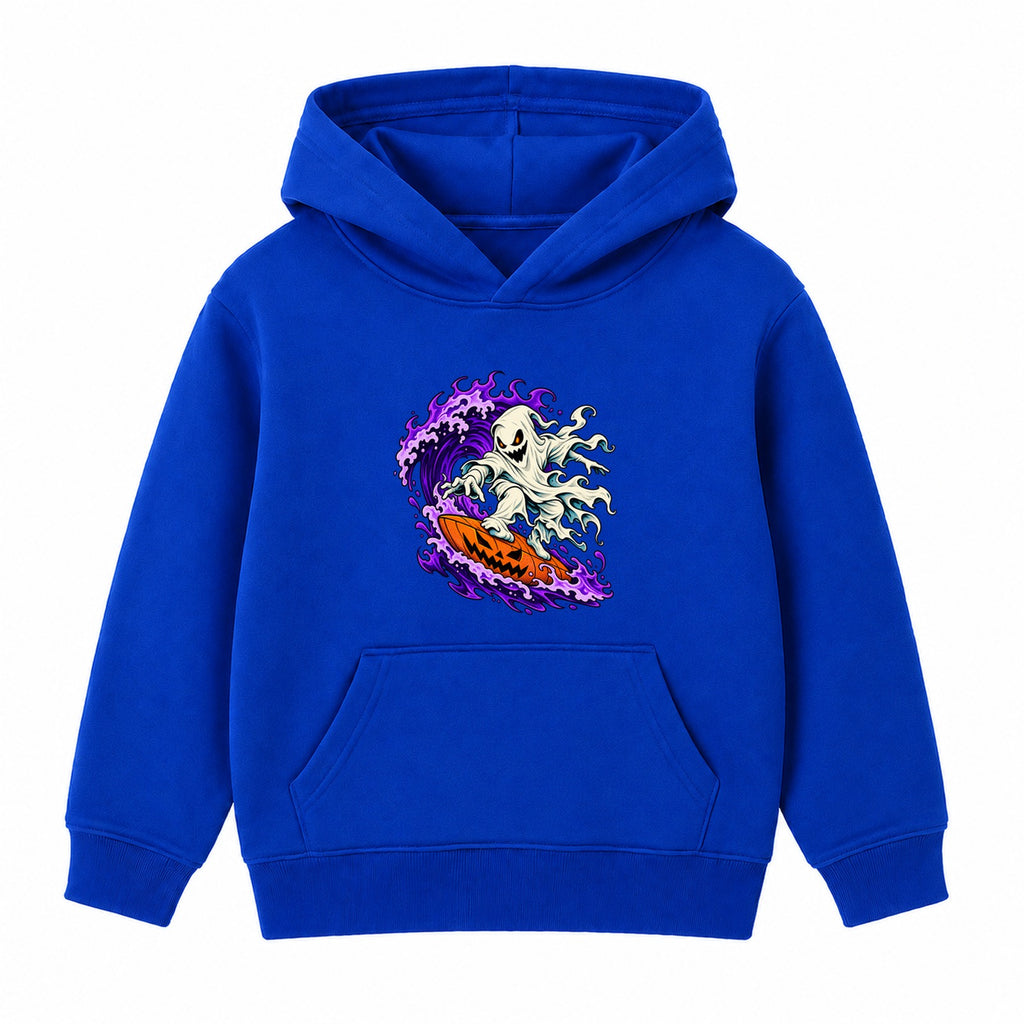 Surfer Ghost adult Halloween hoodie - Royal Blue