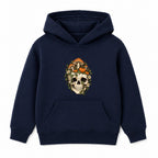 Mushroom Skull adult Halloween hoodie - Navy