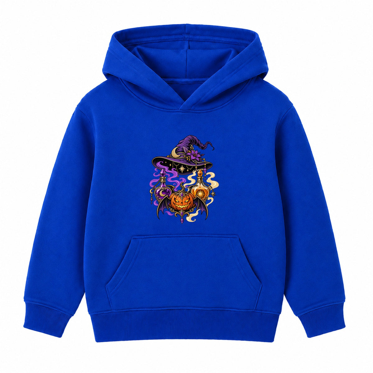 Potion and Hat adult Halloween hoodie - Royal Blue