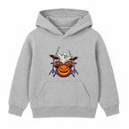 Drummer Ghost kids Halloween hoodie - Heather Grey