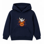 Drummer Ghost kids Halloween hoodie - Navy