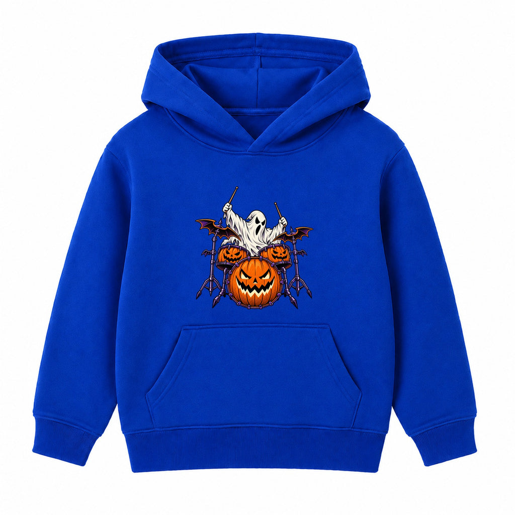 Drummer Ghost kids Halloween hoodie - Royal Blue