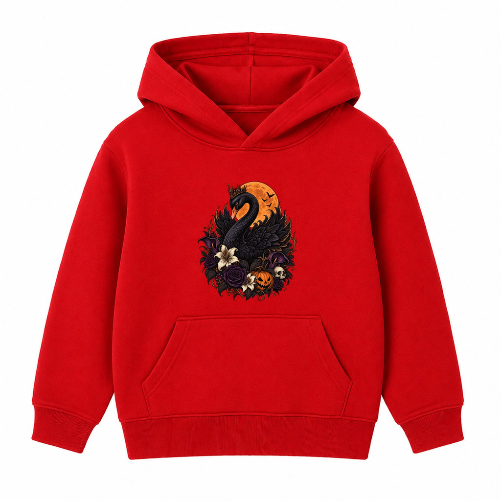 Gothic Swan adult Halloween hoodie - Red