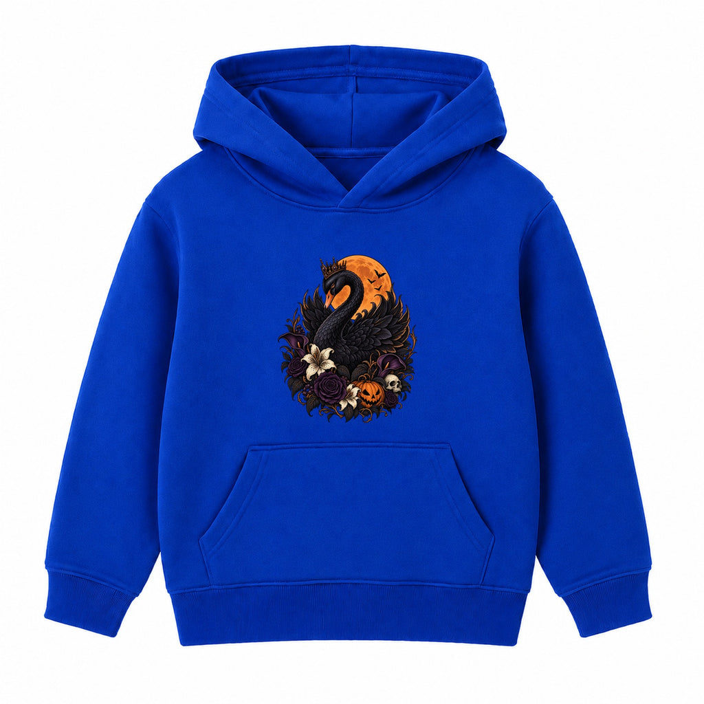 Gothic Swan adult Halloween hoodie - Royal Blue