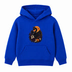 Gothic Swan adult Halloween hoodie - Royal Blue