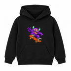 Skate Monster kids Halloween hoodie - Black