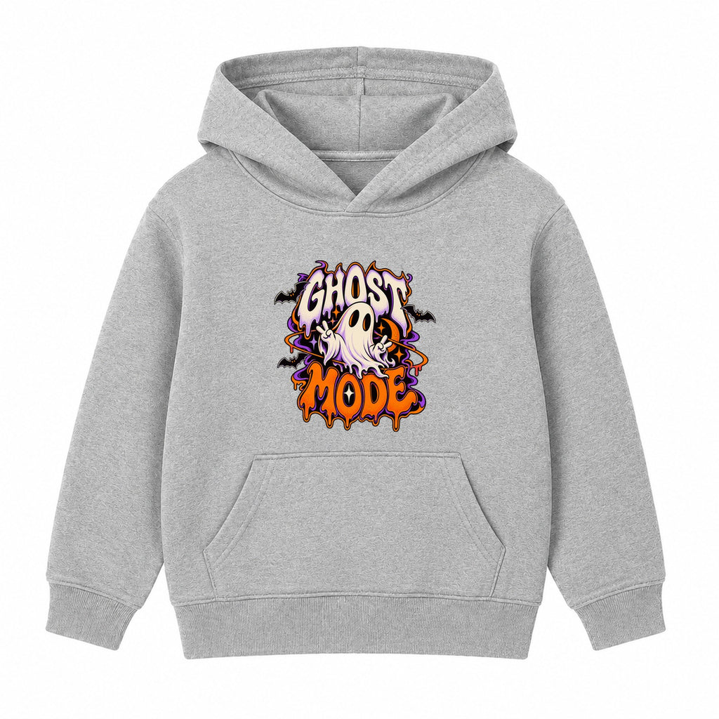 Ghost Mode adult Halloween hoodie - Heather Grey