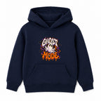Ghost Mode adult Halloween hoodie - Navy