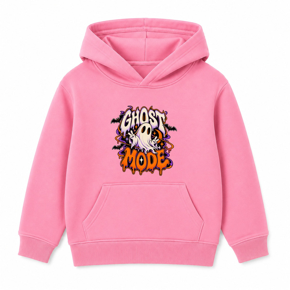 Ghost Mode adult Halloween hoodie - Pink