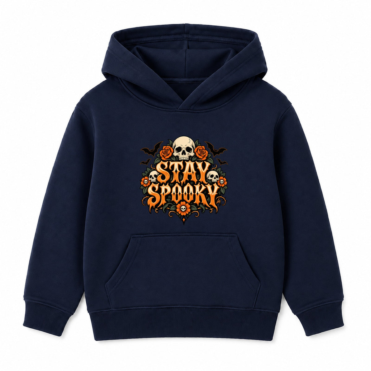 Stay Spooky adult Halloween hoodie - Navy