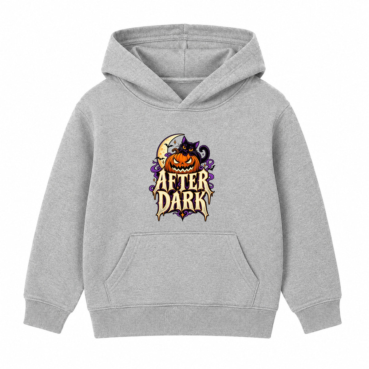After Dark adult Halloween hoodie - Heather Grey