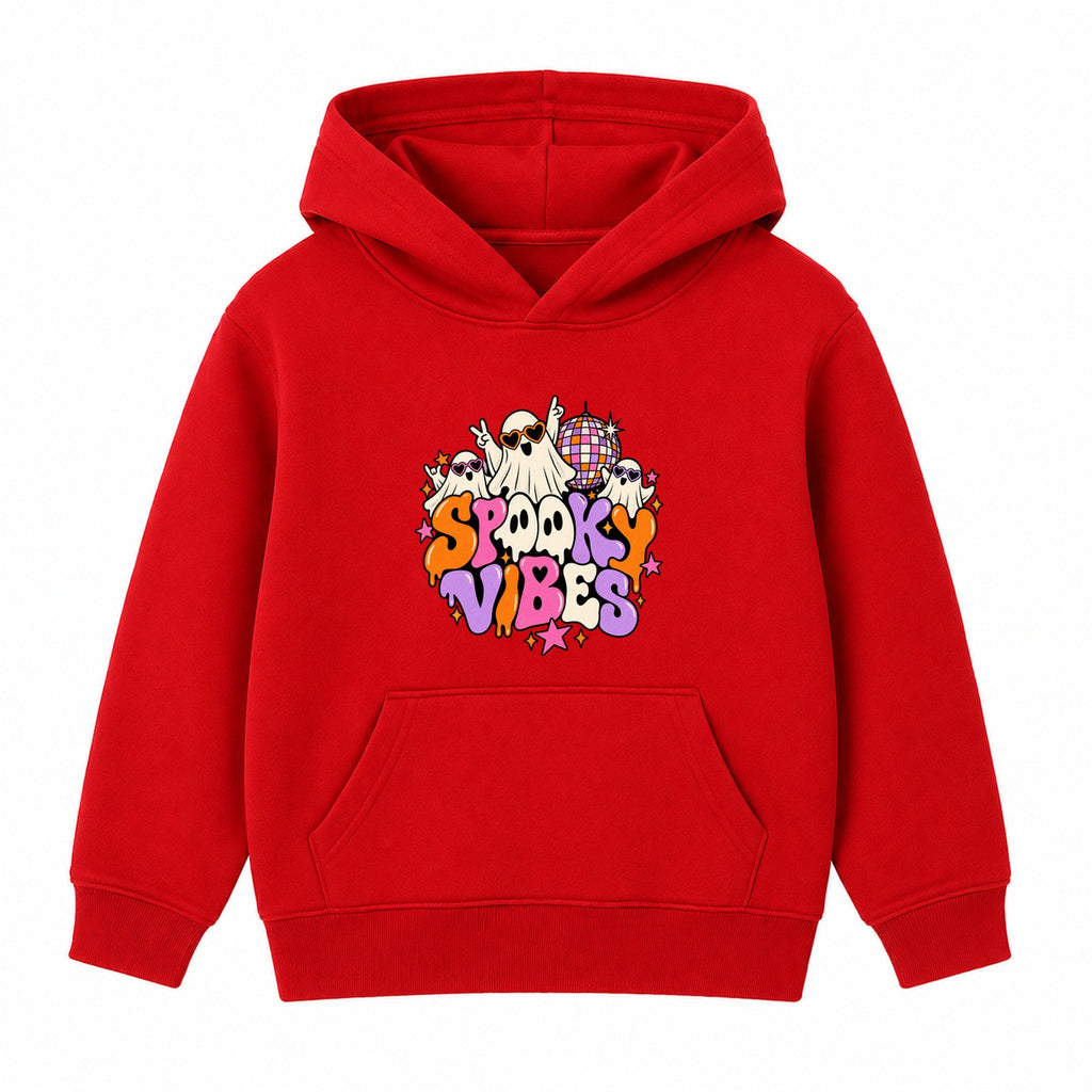Spooky Vibes adult Halloween hoodie - Red