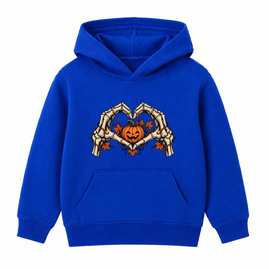 Skeleton Heart adult Halloween hoodie - Royal Blue