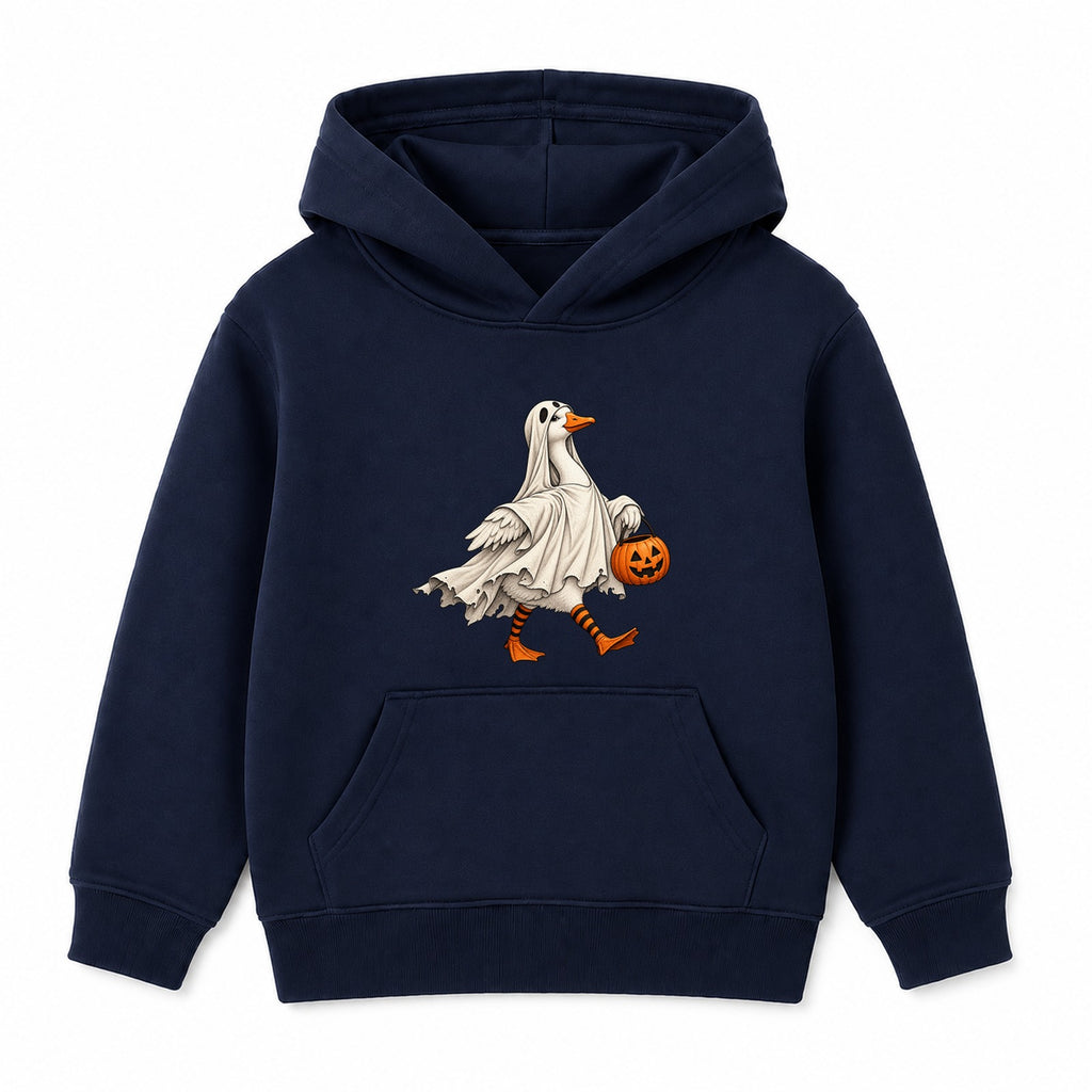 Ghost Goose adult Halloween hoodie - Navy