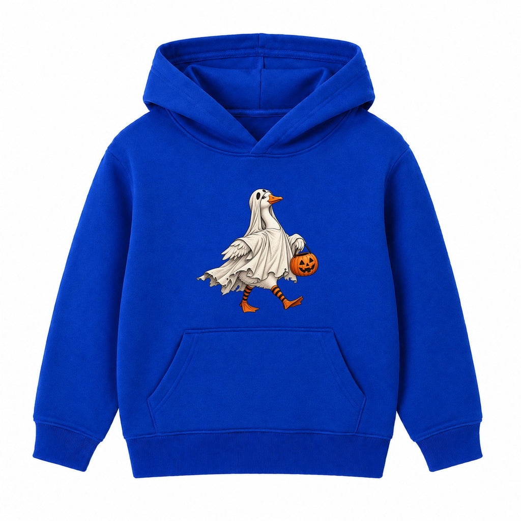 Ghost Goose adult Halloween hoodie - Royal Blue