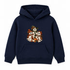 Coffee Ghosts adult Halloween hoodie - Navy