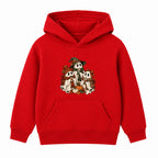 Coffee Ghosts adult Halloween hoodie - Red