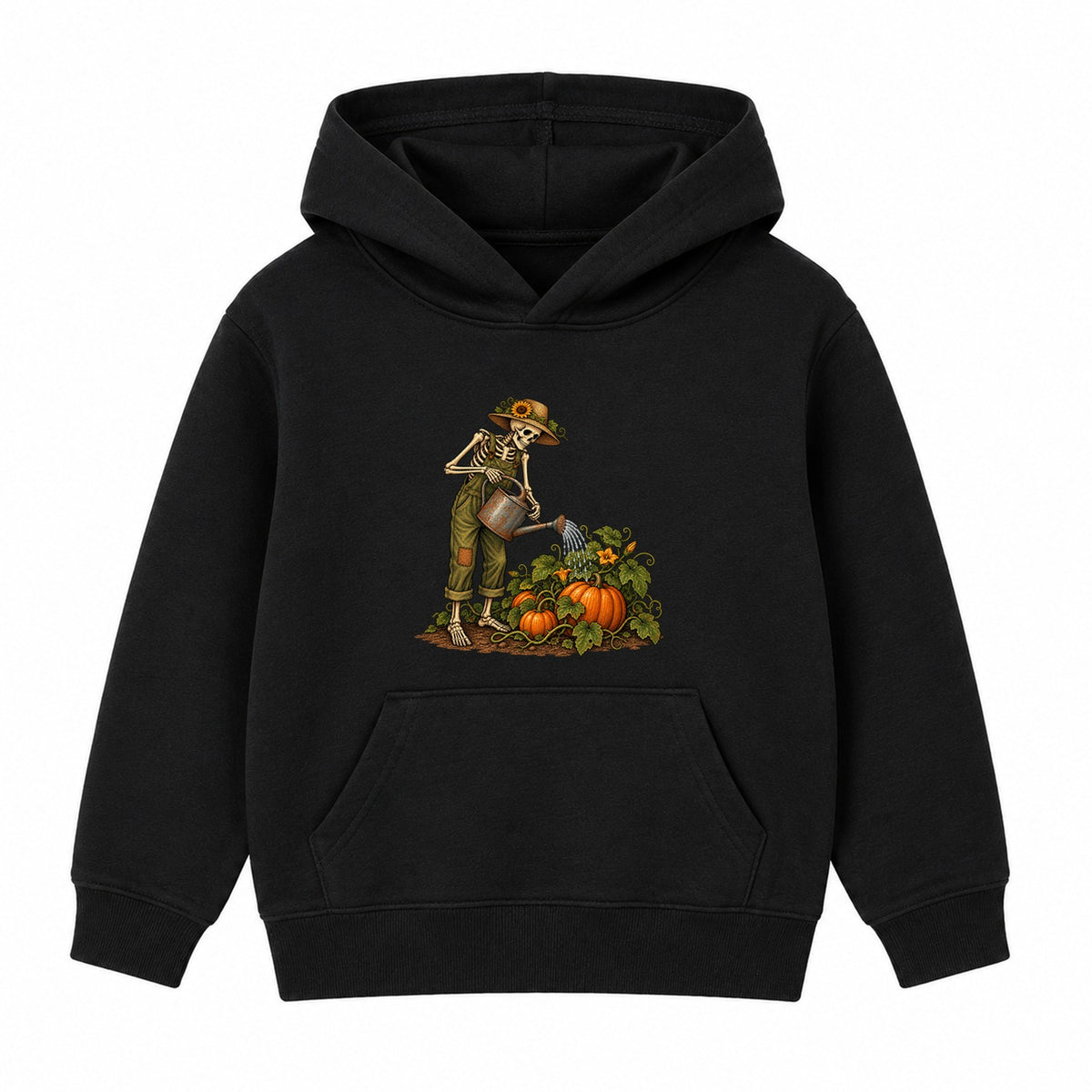 Skeleton Gardener adult Halloween hoodie - Black
