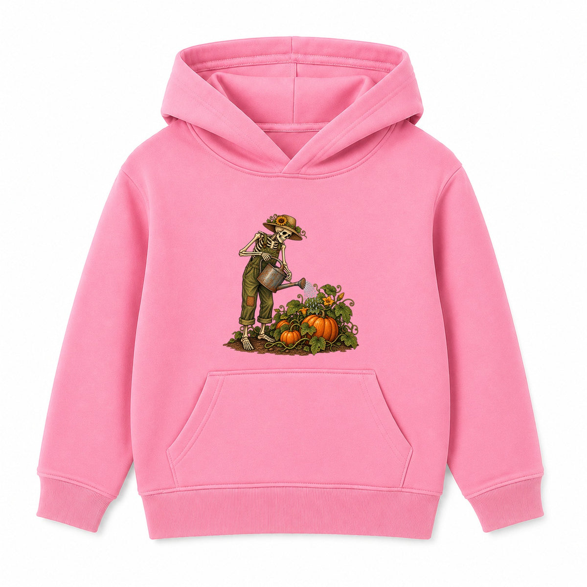 Skeleton Gardener adult Halloween hoodie - Pink