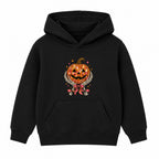 Pumpkin Disco Ball adult Halloween hoodie - Black