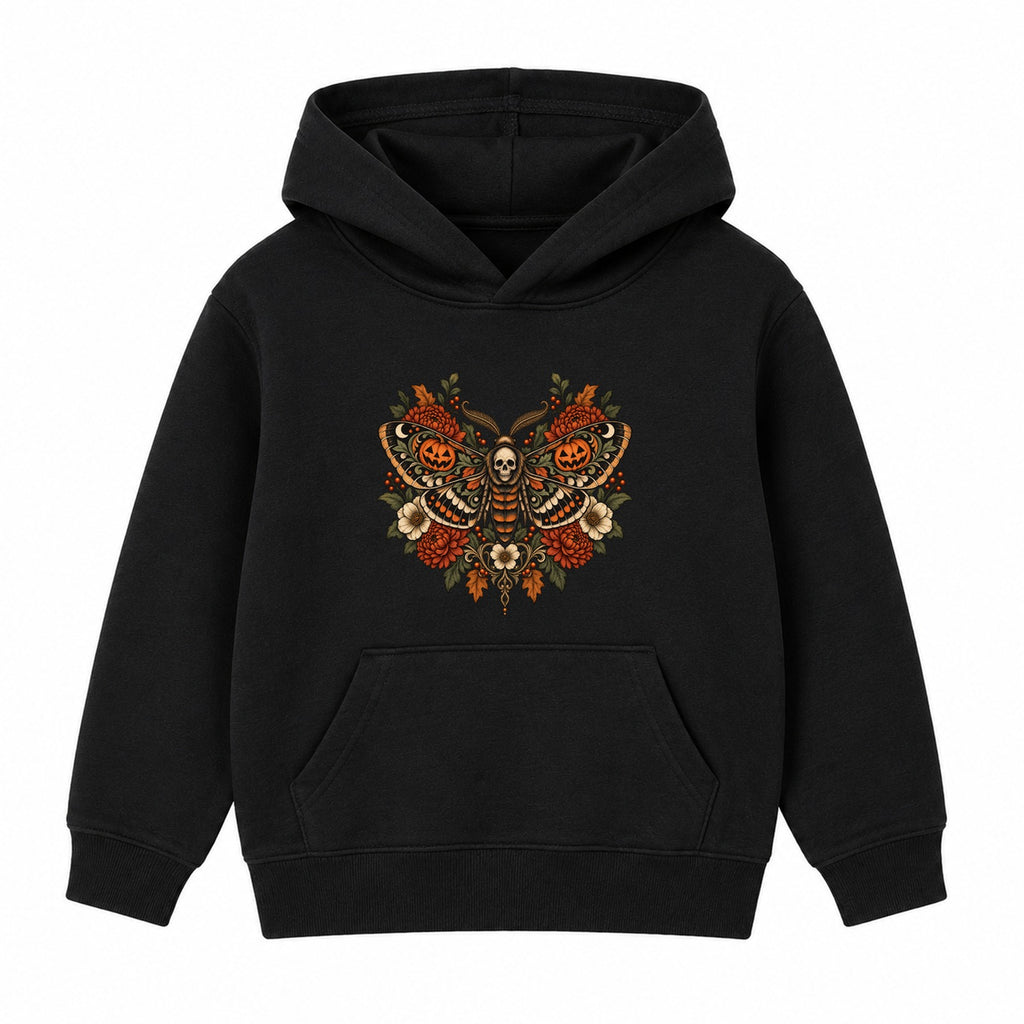 Lantern Moth adult Halloween hoodie - Black