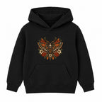 Lantern Moth adult Halloween hoodie - Black