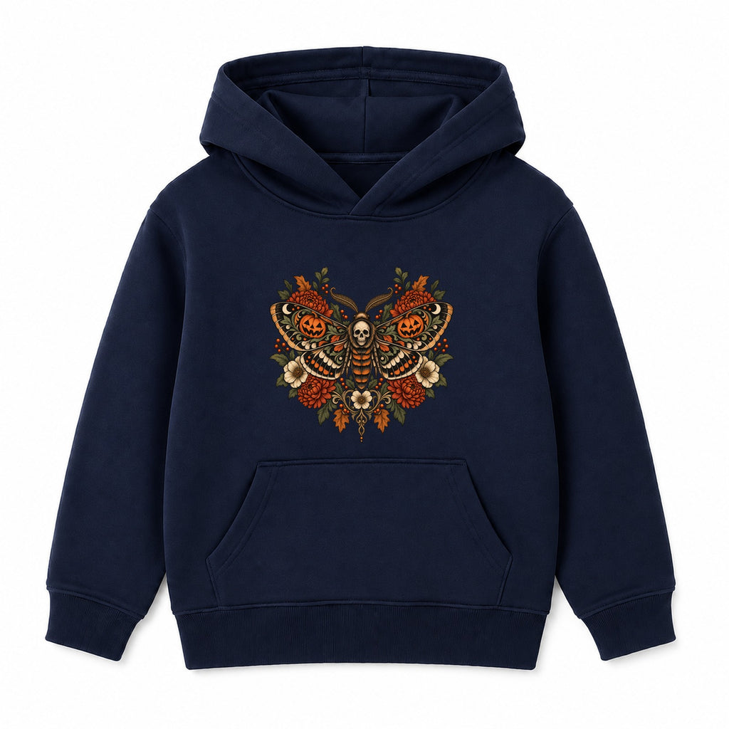 Lantern Moth adult Halloween hoodie - Navy