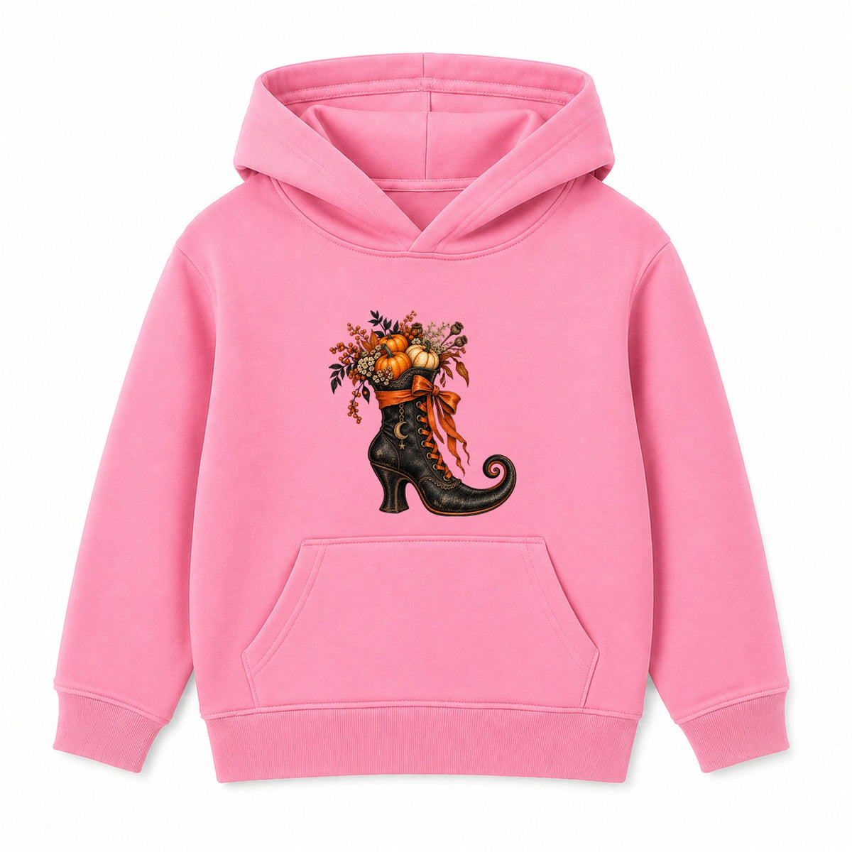 Witch Boot adult Halloween hoodie - Pink