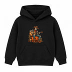 Skeleton Guitarist adult Halloween hoodie - Black