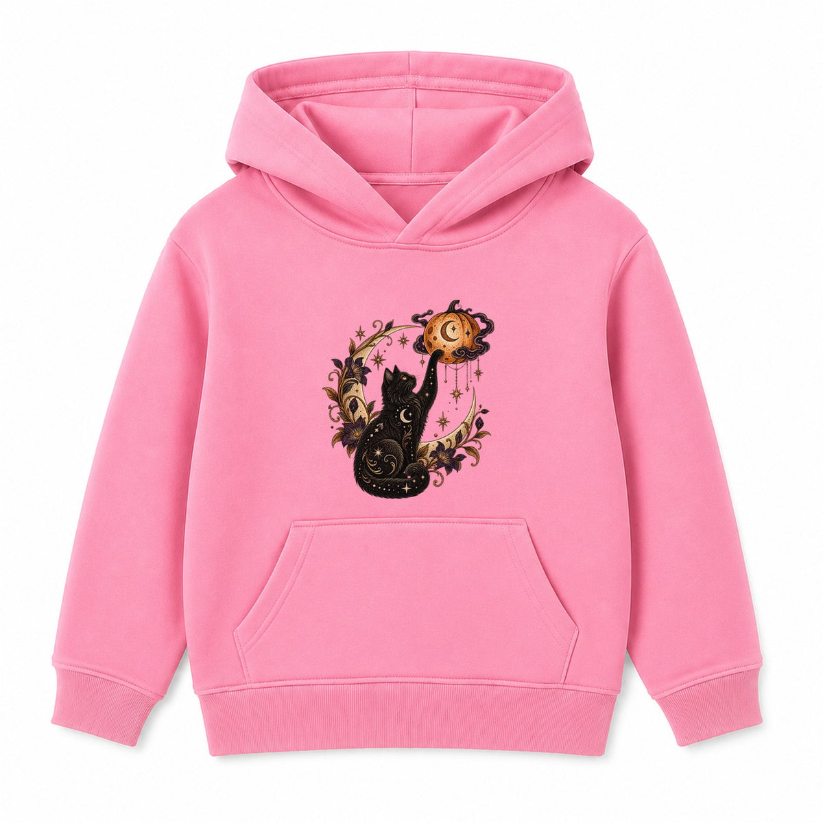Celestial Cat adult Halloween hoodie - Pink