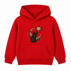 Celestial Cat adult Halloween hoodie - Red