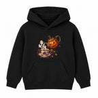 Pumpkin Teapot adult Halloween hoodie - Black