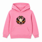 Ghost Wreath adult Halloween hoodie - Pink