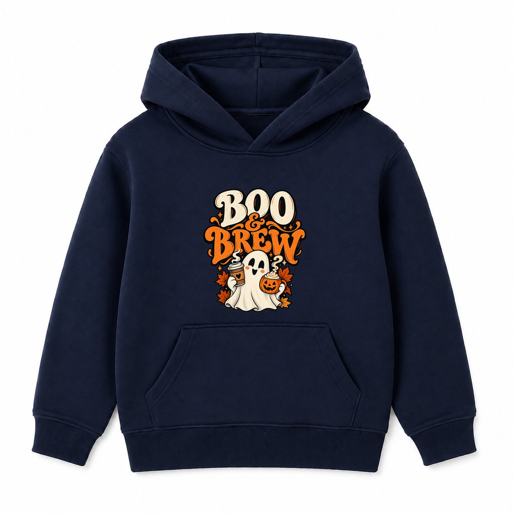 Boo Brew adult Halloween hoodie - Navy