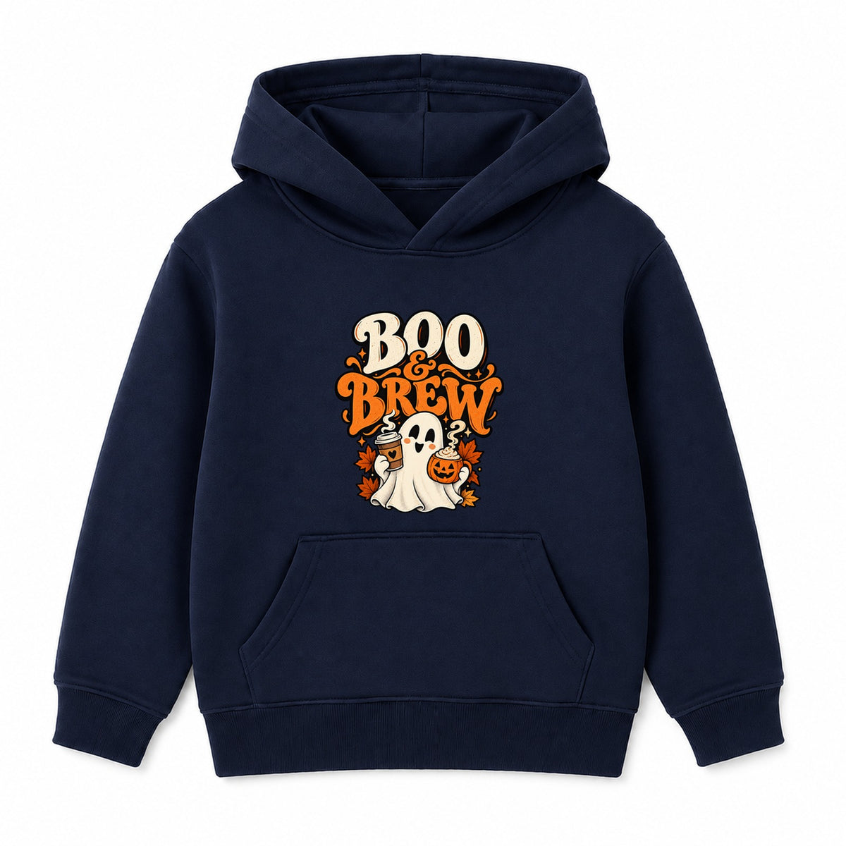 Boo Brew adult Halloween hoodie - Navy