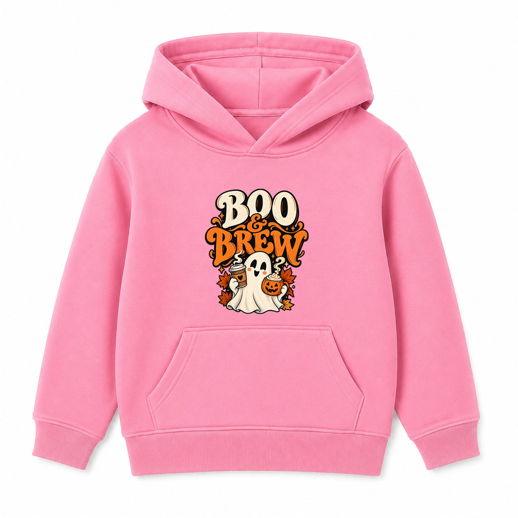Boo Brew adult Halloween hoodie - Pink