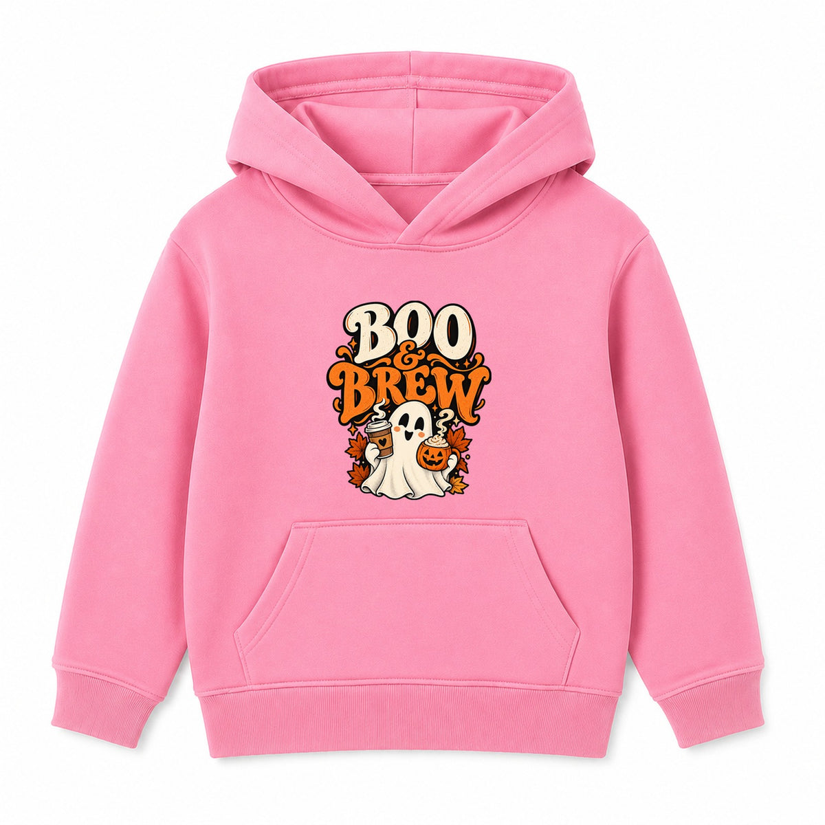 Boo Brew adult Halloween hoodie - Pink