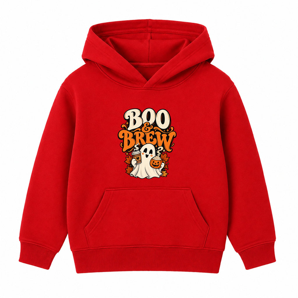 Boo Brew adult Halloween hoodie - Red
