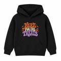 Here For The Treats adult Halloween hoodie - Black