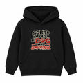 My Dog Was Comfortable kids hoodie - Black
