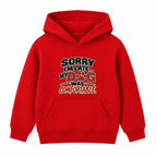 My Dog Was Comfortable kids hoodie - Red