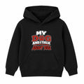My Dog And I Talk About You kids hoodie - Black