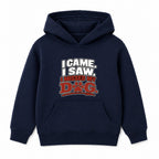 I Missed My Dog kids hoodie - Navy