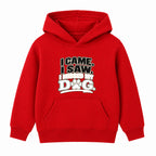 I Missed My Dog kids hoodie - Red