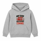 My Cat Said No kids hoodie - Heather Grey