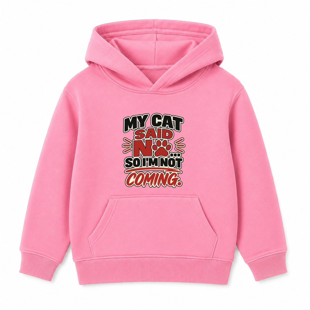 My Cat Said No kids hoodie - Pink