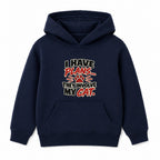 Plans Involve My Cat kids hoodie - Navy