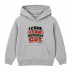 I Missed My Cat kids hoodie - Heather Grey