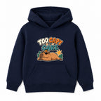 Too Capy To Care kids hoodie - Navy