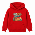 Too Capy To Care kids hoodie - Red